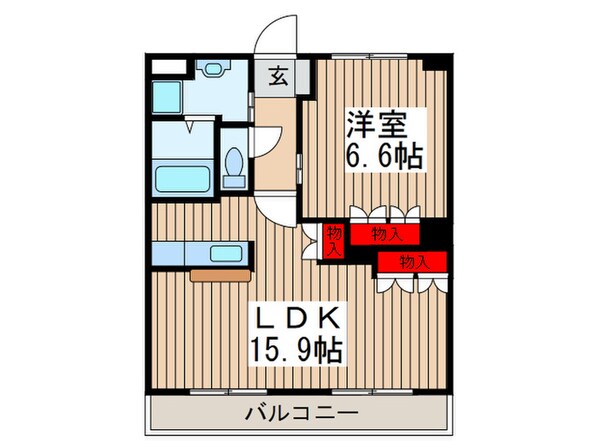 フェリーチェの物件間取画像